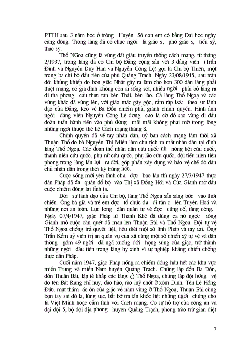 image for page Tiểu luận môn lịch sử địa phương Vài nét về lịch sử làng Thổ Ngọa