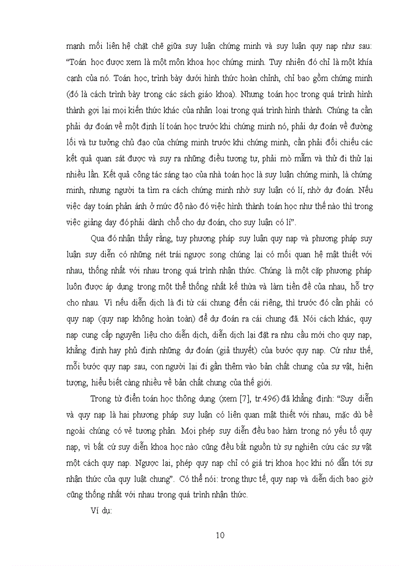 image for page Luận văn tốt nghiệp đại học Sư phạm Toán Rèn luyện và phát triển năng lực suy luận quy nạp cho học sinh trong dạy học toán ở trường phổ thông