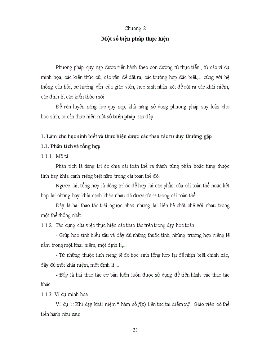 image for page Luận văn tốt nghiệp đại học Sư phạm Toán Rèn luyện và phát triển năng lực suy luận quy nạp cho học sinh trong dạy học toán ở trường phổ thông
