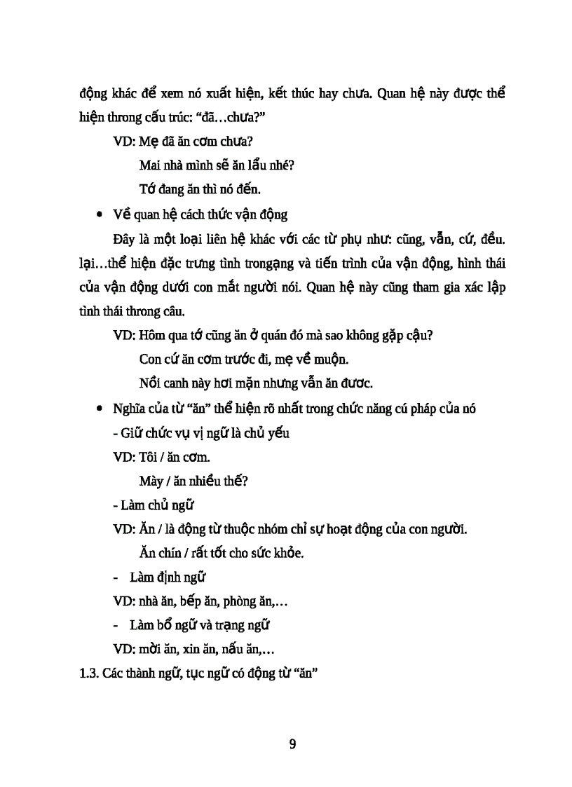 image for page Đối chiếu động từ ăn trong tiếng Việt và tiếng Anh
