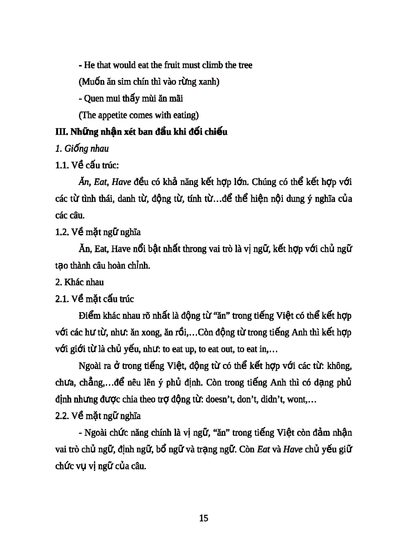 image for page Đối chiếu động từ ăn trong tiếng Việt và tiếng Anh