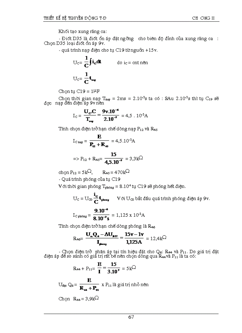 image for page Tính toán thiết kế hệ truyền động T Đ