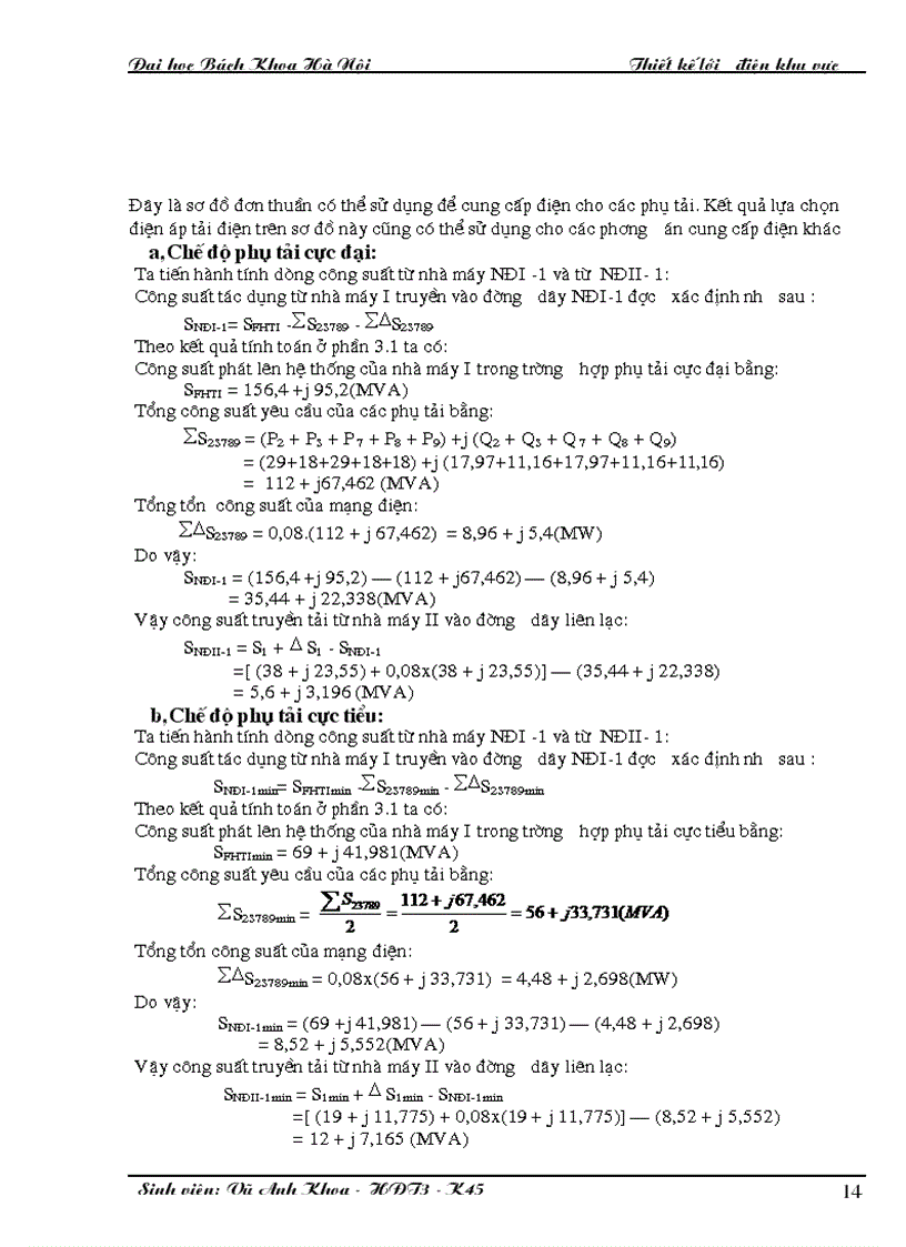 image for page Thiết kế lưới điện khu vực 2