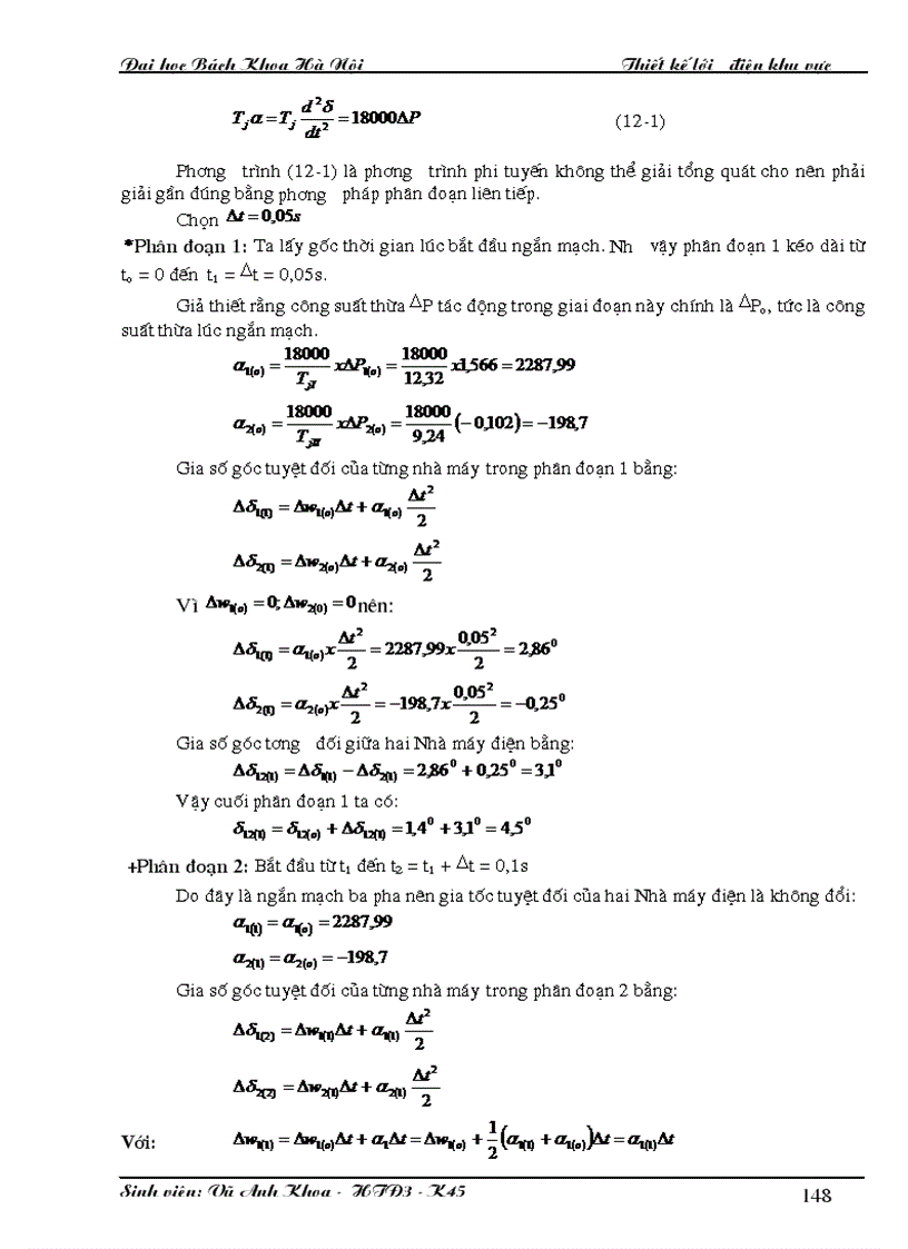 image for page Thiết kế lưới điện khu vực 2