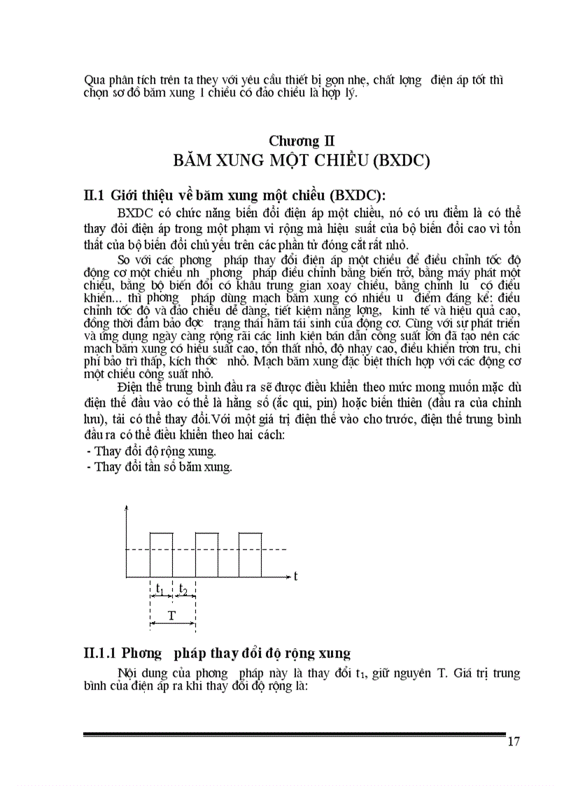 image for page Thiết kế bộ băm xung một chiều có đảo chiều theo nguyên tắc không đối xứng để điều chỉnh tốc độ động cơ điện một chiều kích từ nam châm vĩnh cửu với các số liệu cho trước