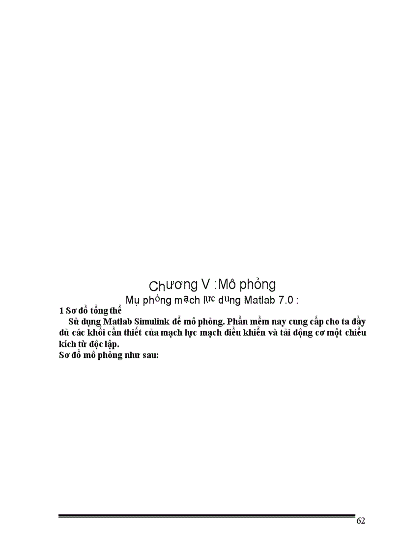 image for page Thiết kế bộ băm xung một chiều có đảo chiều theo nguyên tắc không đối xứng để điều chỉnh tốc độ động cơ điện một chiều kích từ nam châm vĩnh cửu với các số liệu cho trước