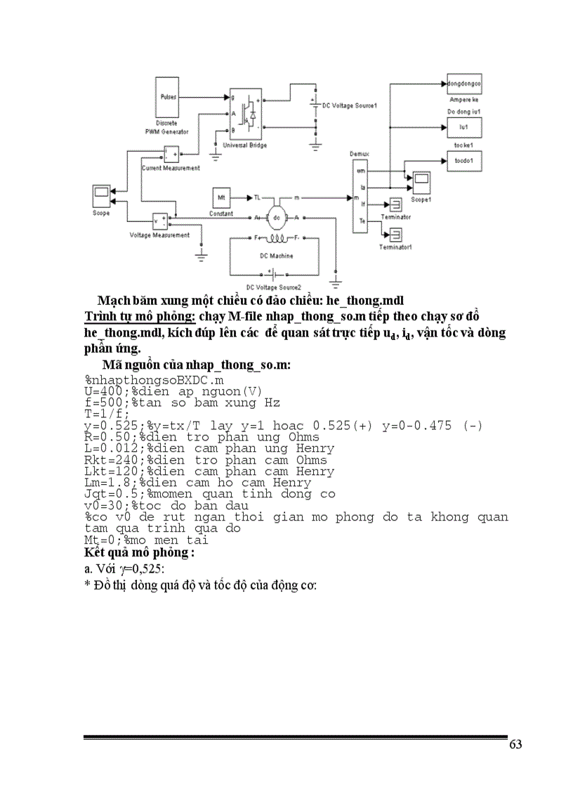 image for page Thiết kế bộ băm xung một chiều có đảo chiều theo nguyên tắc không đối xứng để điều chỉnh tốc độ động cơ điện một chiều kích từ nam châm vĩnh cửu với các số liệu cho trước
