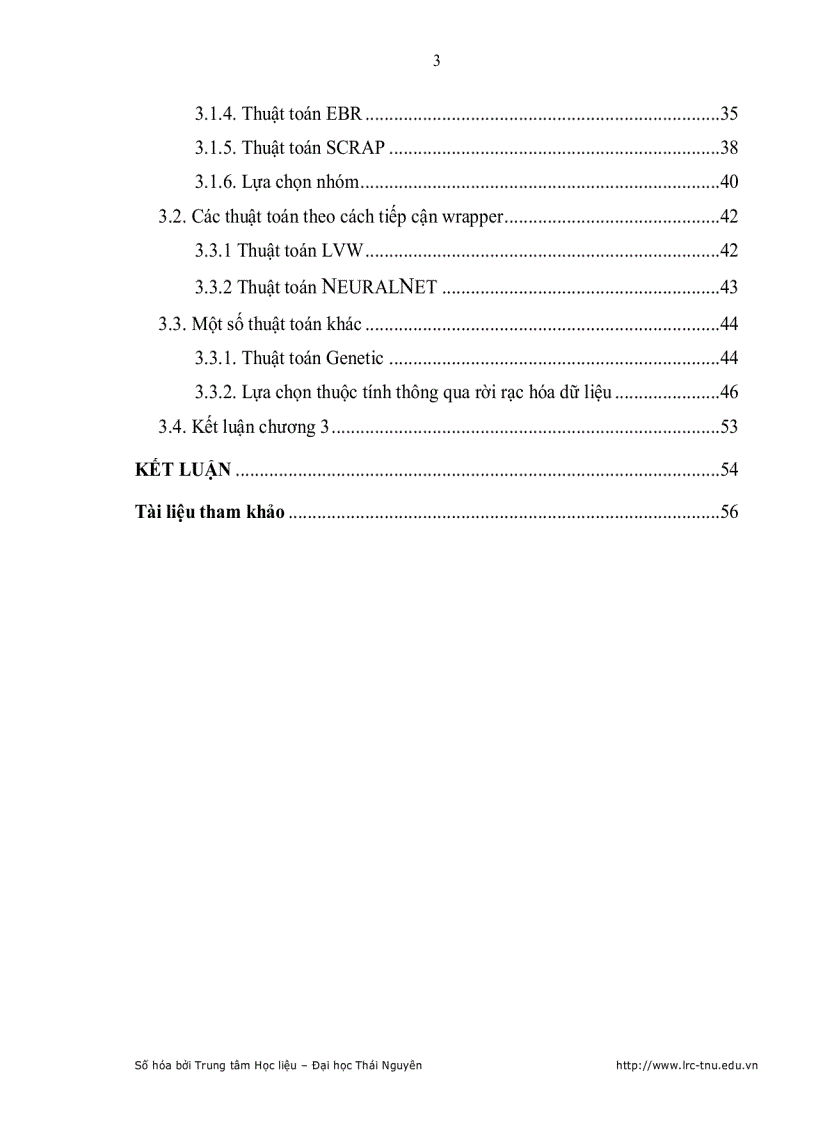 image for page Lựa chọn thuộc tính trong Khai Phá Dữ Liệu