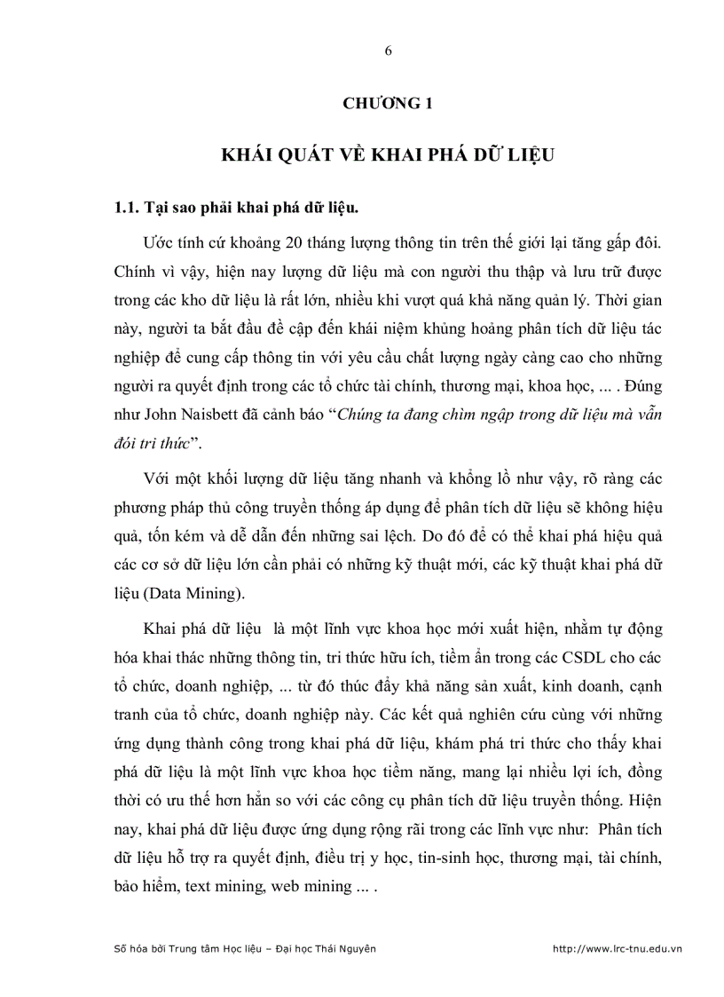 image for page Lựa chọn thuộc tính trong Khai Phá Dữ Liệu