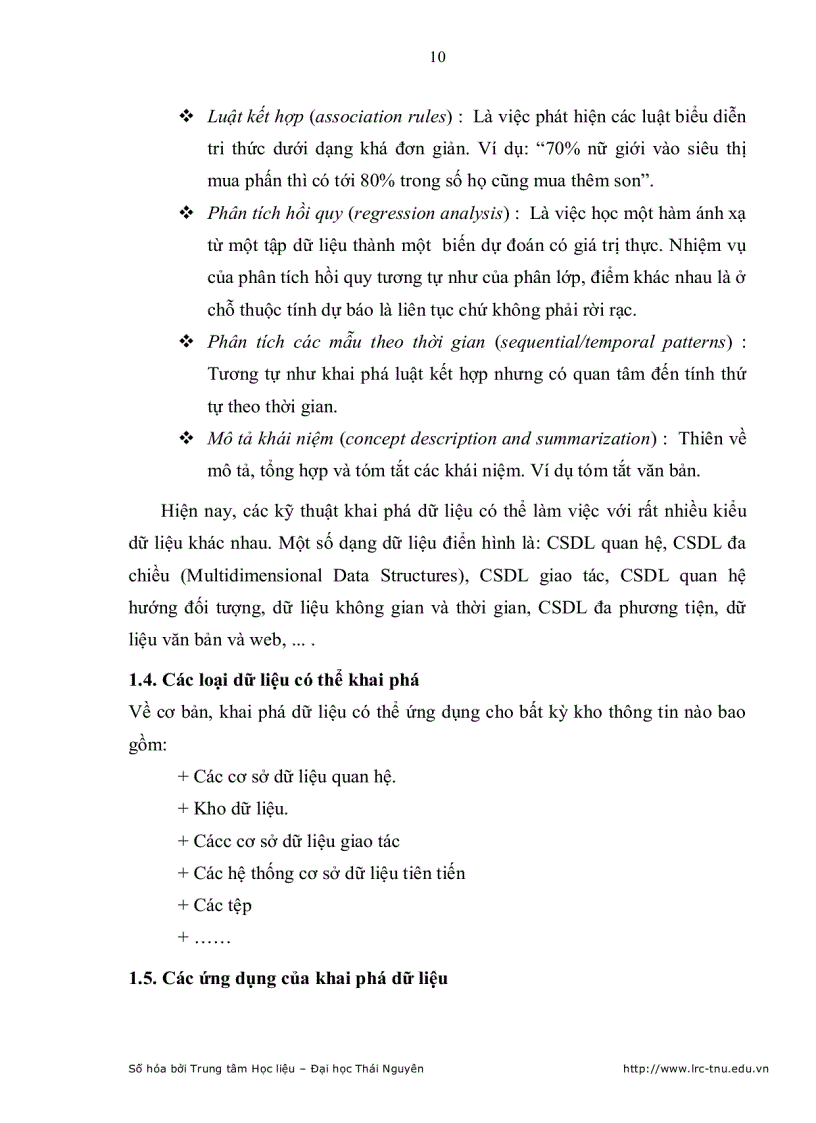 image for page Lựa chọn thuộc tính trong Khai Phá Dữ Liệu