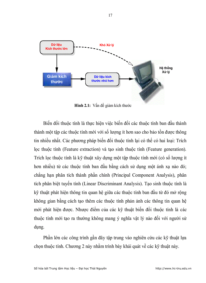 image for page Lựa chọn thuộc tính trong Khai Phá Dữ Liệu
