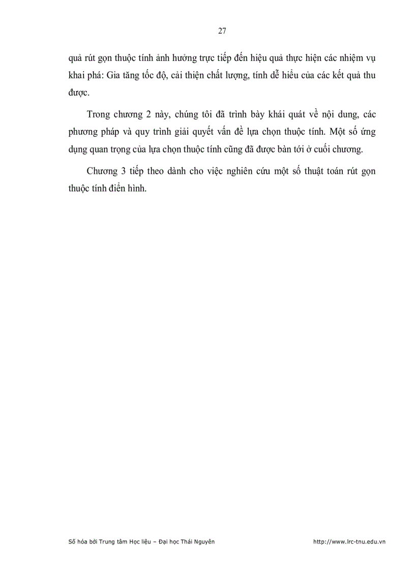 image for page Lựa chọn thuộc tính trong Khai Phá Dữ Liệu