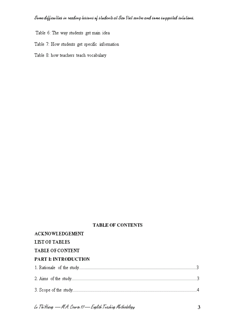 image for page Some dificultiies in reading lessons of students at Sao Viet Center and some suggested solutions