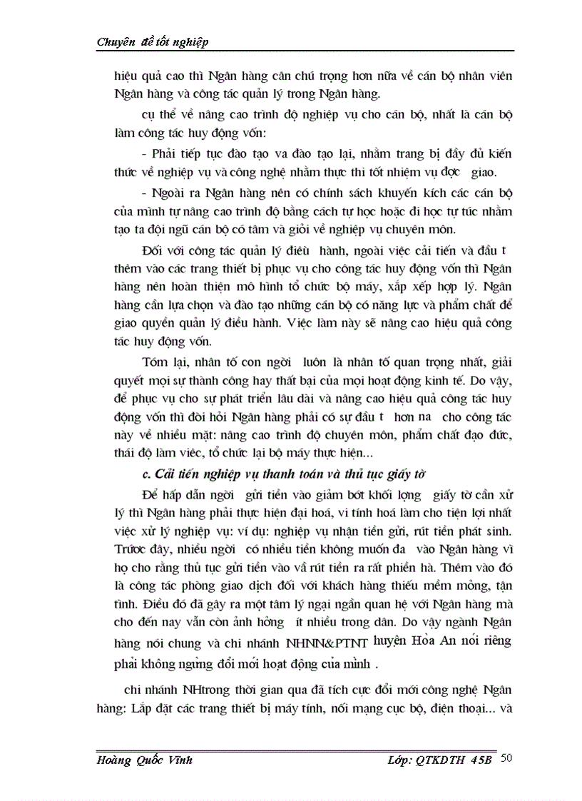 image for page Nâng cao hiệu quả huy động vốn tại NHNo PTNT Việt Nam chi nhánh Huyện Hoà An tỉnh Cao Bằng