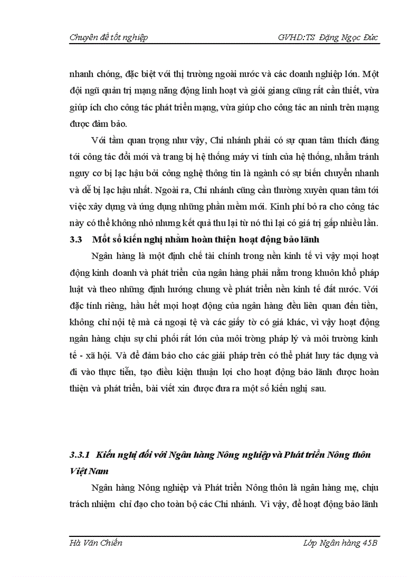 image for page Một số giải pháp nhằm hoàn thiện nghiệp vụ bảo lãnh tại Chi nhánh Ngân hàng Nông nghiệp và Phát triển Nông thôn Láng Hạ
