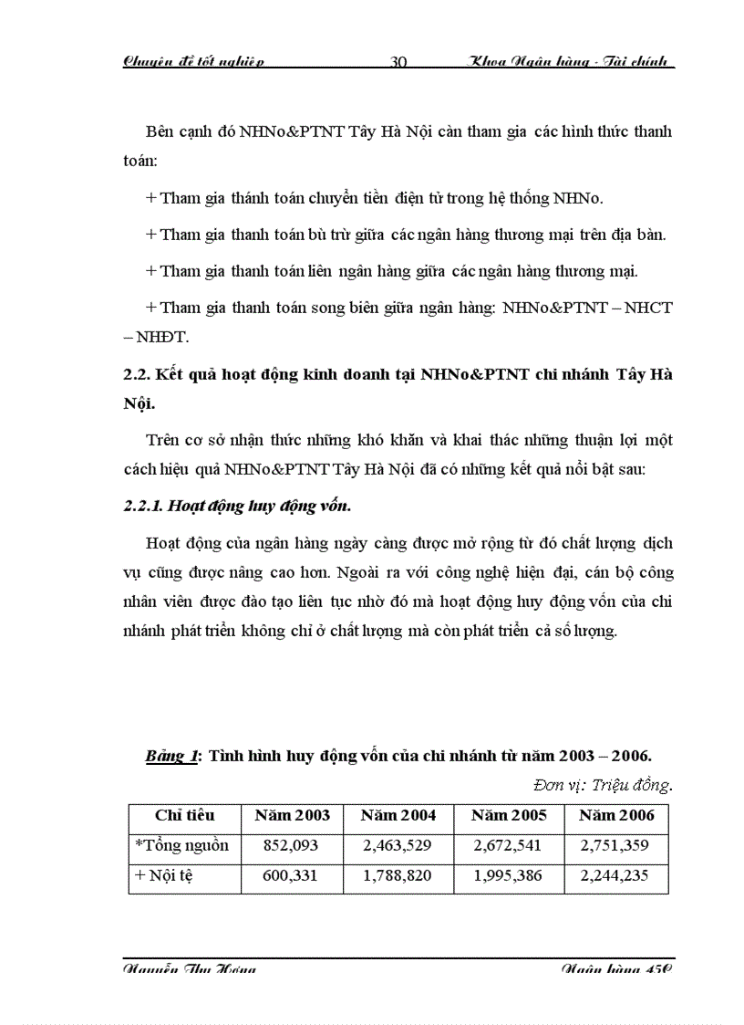 image for page Phát triển hoạt động thanh toán quốc tế tại của Ngân hàng nông nghiệp và phát triển nông thôn Việt Nam chi nhánh Tây Hà Nội