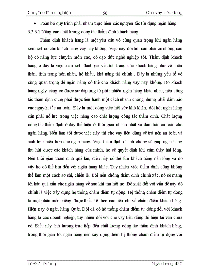 image for page Giải pháp nâng cao chất lượng cho vay tiêu dùng tại ngân hàng thương mại cổ phần Quân Đội chi nhánh Minh Khai