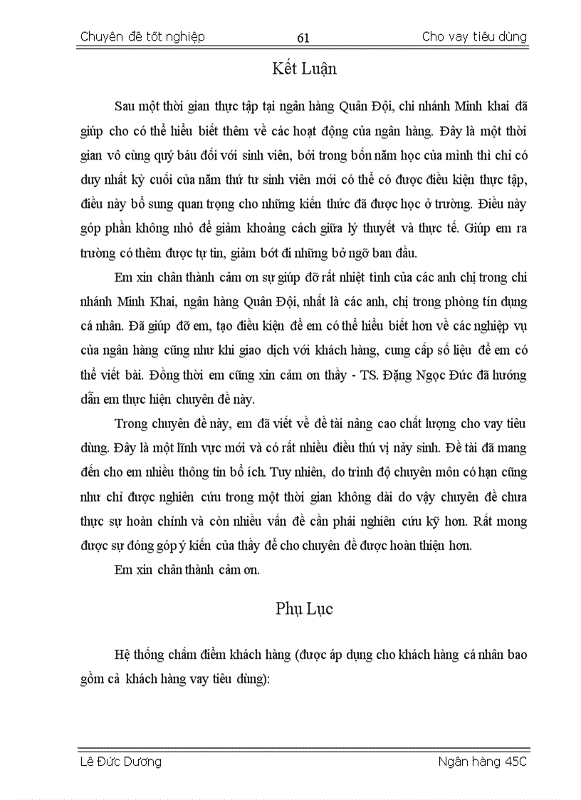 image for page Giải pháp nâng cao chất lượng cho vay tiêu dùng tại ngân hàng thương mại cổ phần Quân Đội chi nhánh Minh Khai
