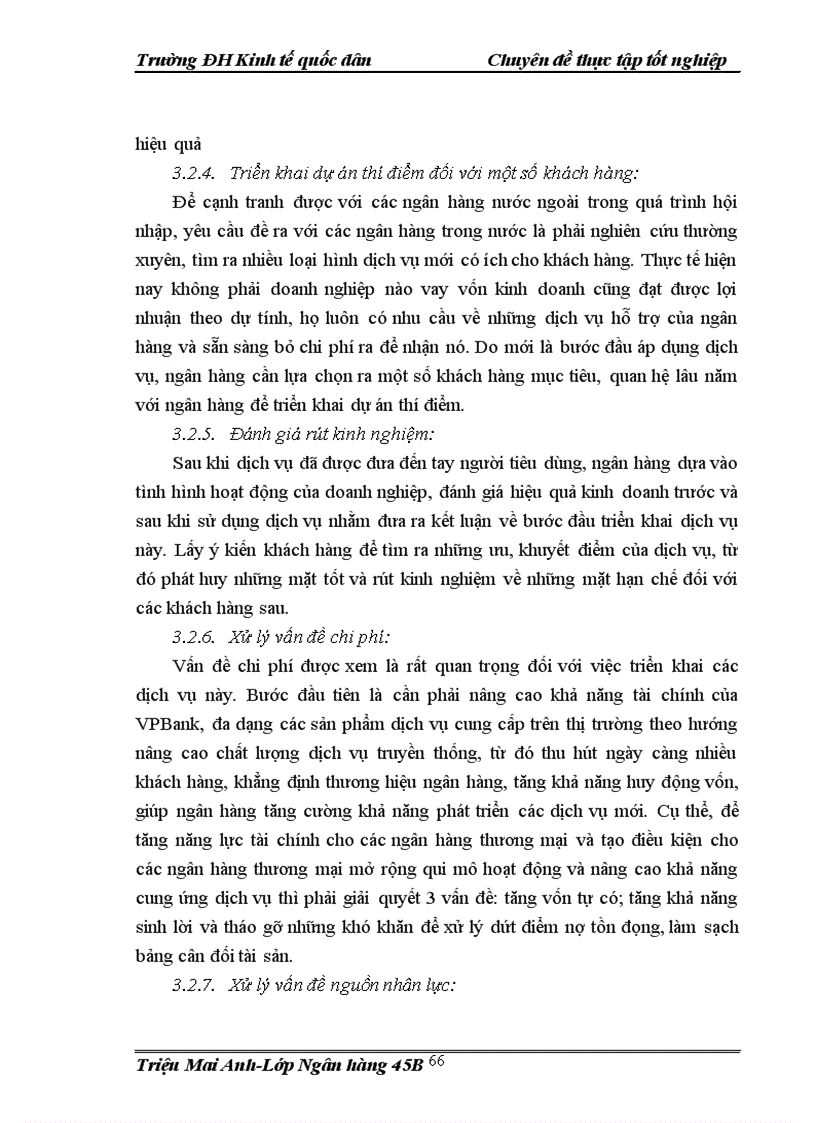image for page Áp dụng dịch vụ hỗ trợ sau cho vay nhằm nâng cao khả năng thu nợ của Ngân hàng thương mại cổ phần các doanh nghiệp ngoài quốc doanh VPBank