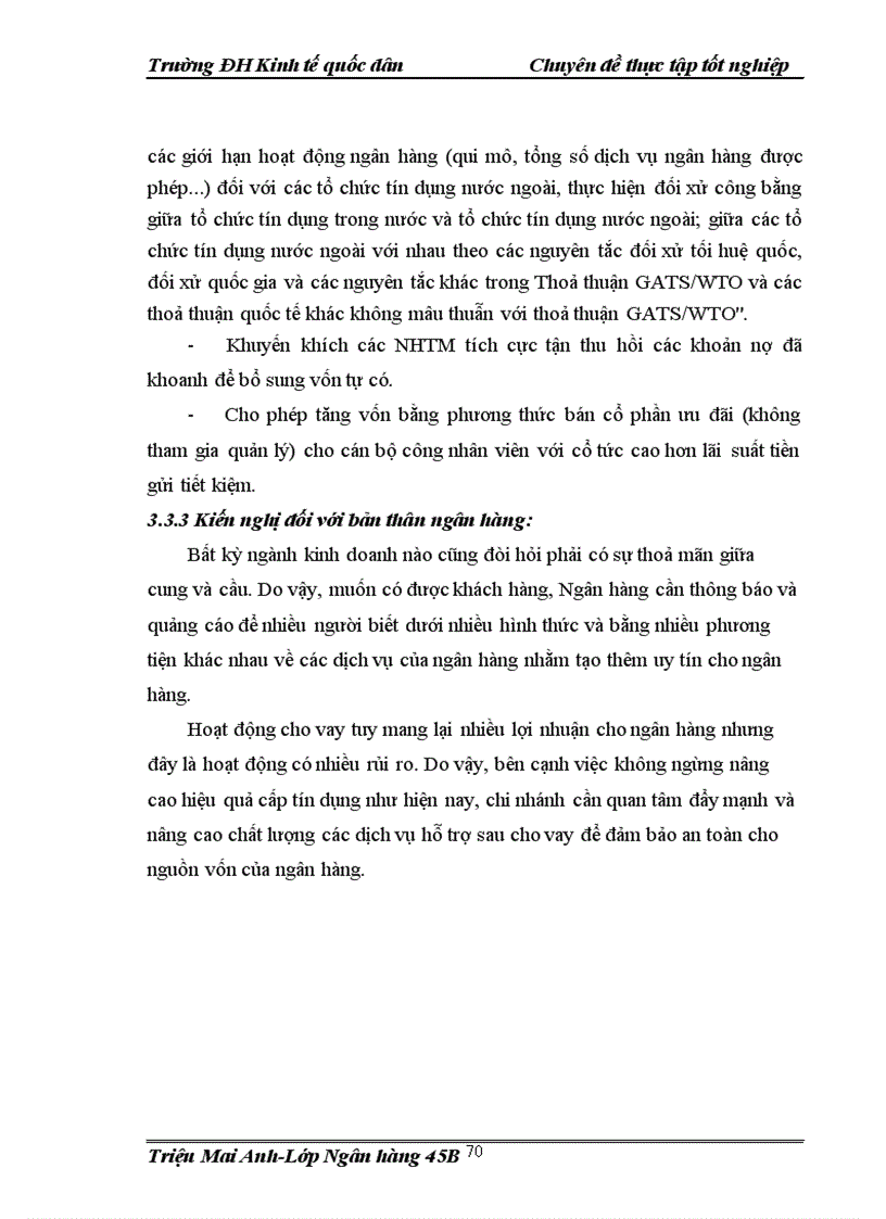 image for page Áp dụng dịch vụ hỗ trợ sau cho vay nhằm nâng cao khả năng thu nợ của Ngân hàng thương mại cổ phần các doanh nghiệp ngoài quốc doanh VPBank