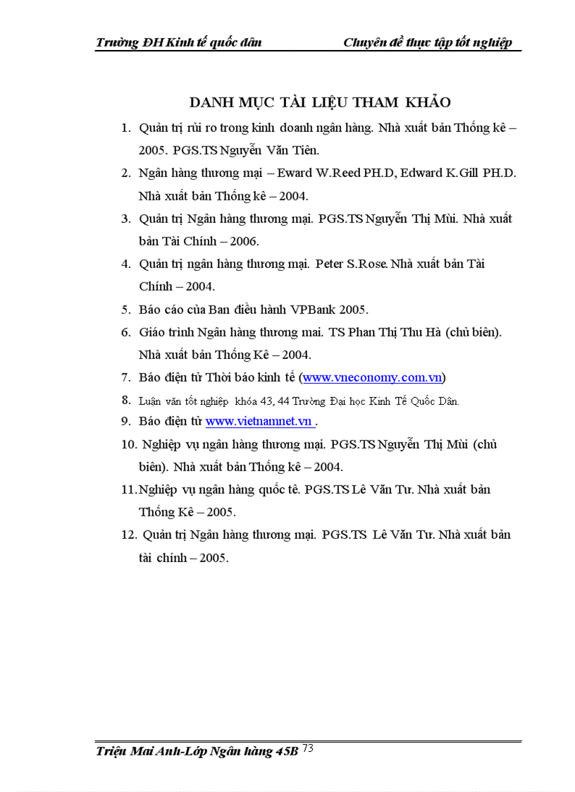 image for page Áp dụng dịch vụ hỗ trợ sau cho vay nhằm nâng cao khả năng thu nợ của Ngân hàng thương mại cổ phần các doanh nghiệp ngoài quốc doanh VPBank