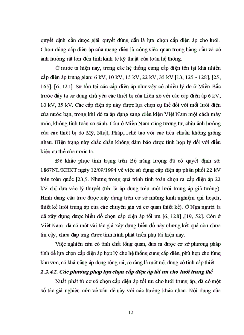 image for page Luận Văn Tốt Nghiệp Nghiên cứu cấu trúc tối ưu của mạng điện