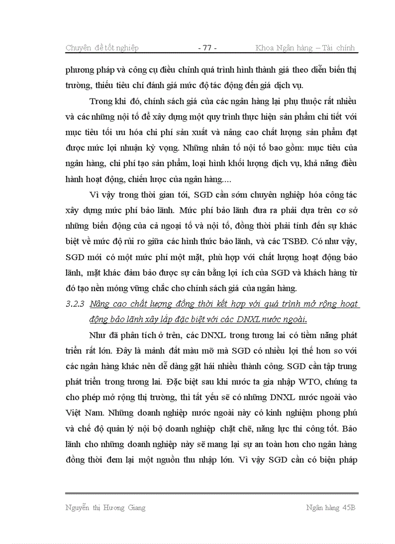 image for page Nâng cao chất lượng hoạt động bảo lãnh đối với doanh nghiệp xây lắp của Sở giao dịch Ngân hàng Đầu tư và Phát triển Việt Nam