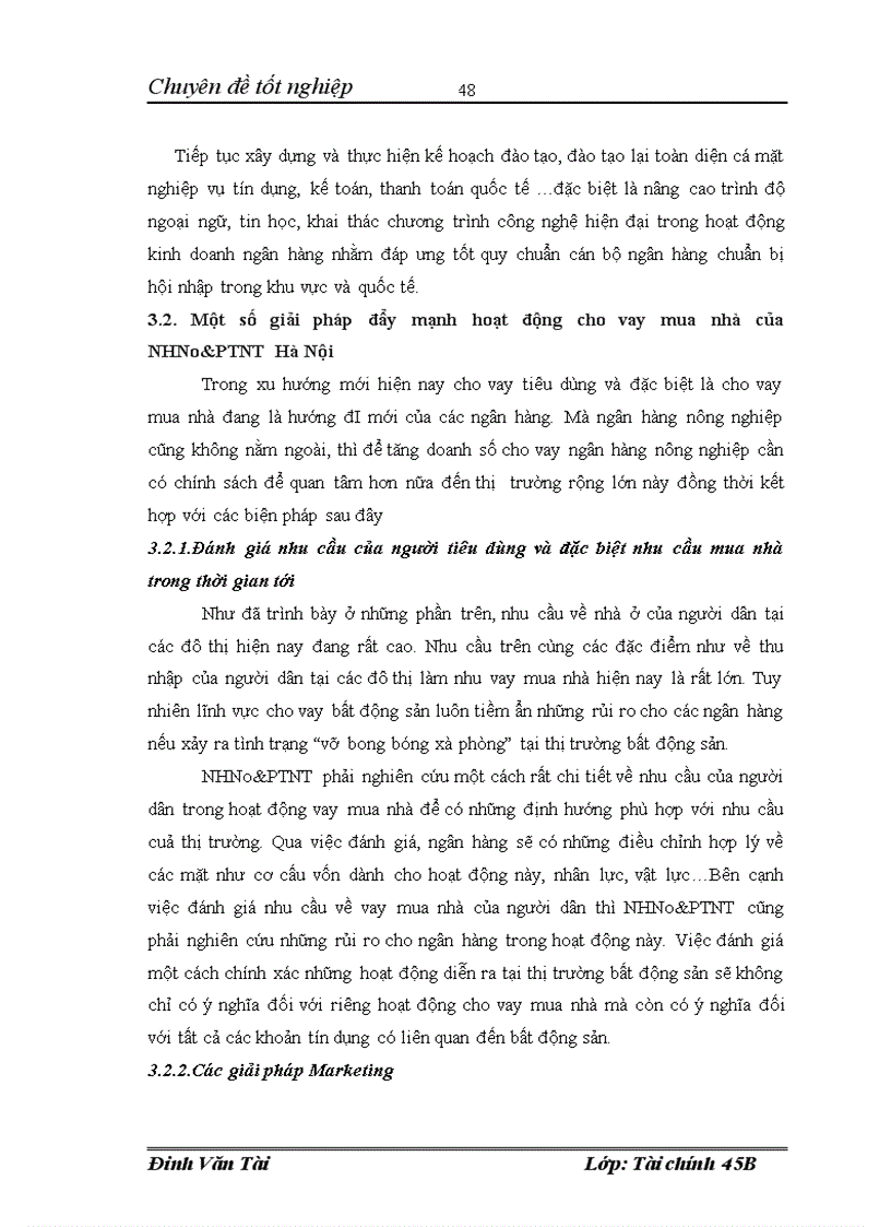 image for page Phát triển hoạt động cho vay mua nhà đối với người tiêu dùng tại ngân hàng NHNo PTNT Hà nội