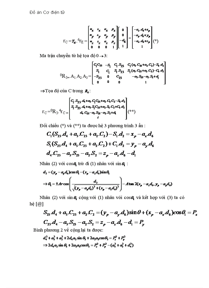 image for page Nghiên cứu động học robot sáu bậc tự do kiểu robot PUMA