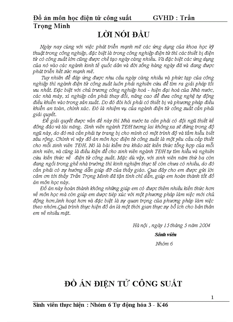 image for page Thiết kế mạch điều khiển cho hệ thống lọc bụi tĩnh điện