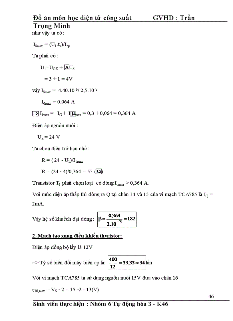 image for page Thiết kế mạch điều khiển cho hệ thống lọc bụi tĩnh điện