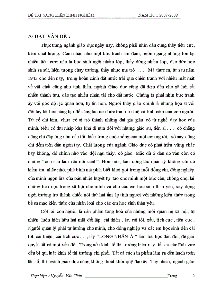 image for page Biện pháp để nâng cao chất lượng giáo dục ở trường THCS Lê Quý Đôn