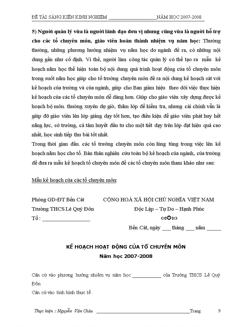 image for page Biện pháp để nâng cao chất lượng giáo dục ở trường THCS Lê Quý Đôn