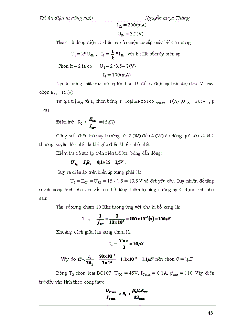 image for page Thiết kế nguồn cấp điện cho động cơ motor KTDL không đảo chiều