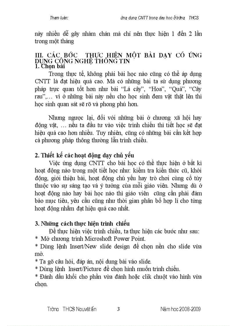 image for page Ứng dụng cntt trong dạy học ở trường thcs