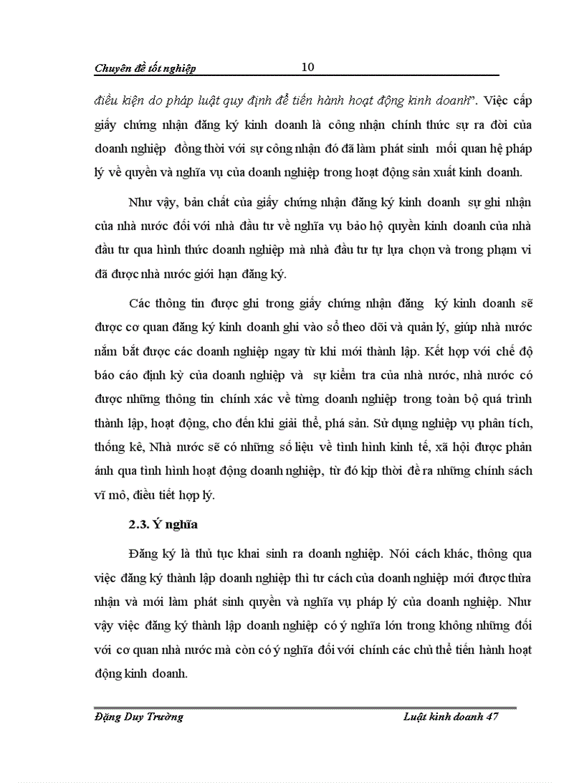 image for page Chế độ pháp lý về đăng ký kinh doanh đối với các loại hình doanh nghiệp theo quy định của Luật doanh nghiệp 2005 Thực tiễn áp dụng trên địa bàn tỉnh Điện Biên