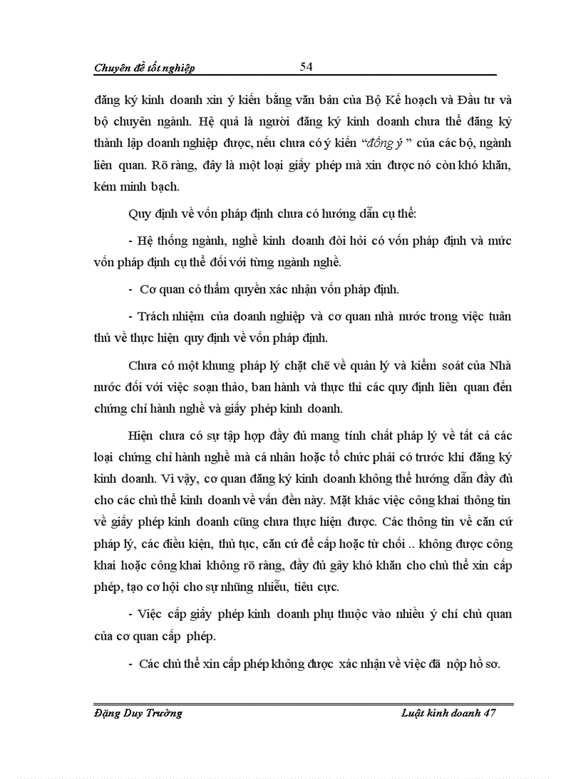 image for page Chế độ pháp lý về đăng ký kinh doanh đối với các loại hình doanh nghiệp theo quy định của Luật doanh nghiệp 2005 Thực tiễn áp dụng trên địa bàn tỉnh Điện Biên