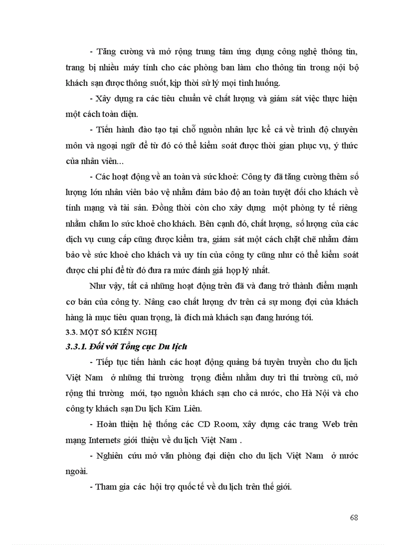 image for page Giải pháp chủ yếu nhằm nâng cao chất lượng phục vụ trong kinh doanh khách sạn du lịch kim liên