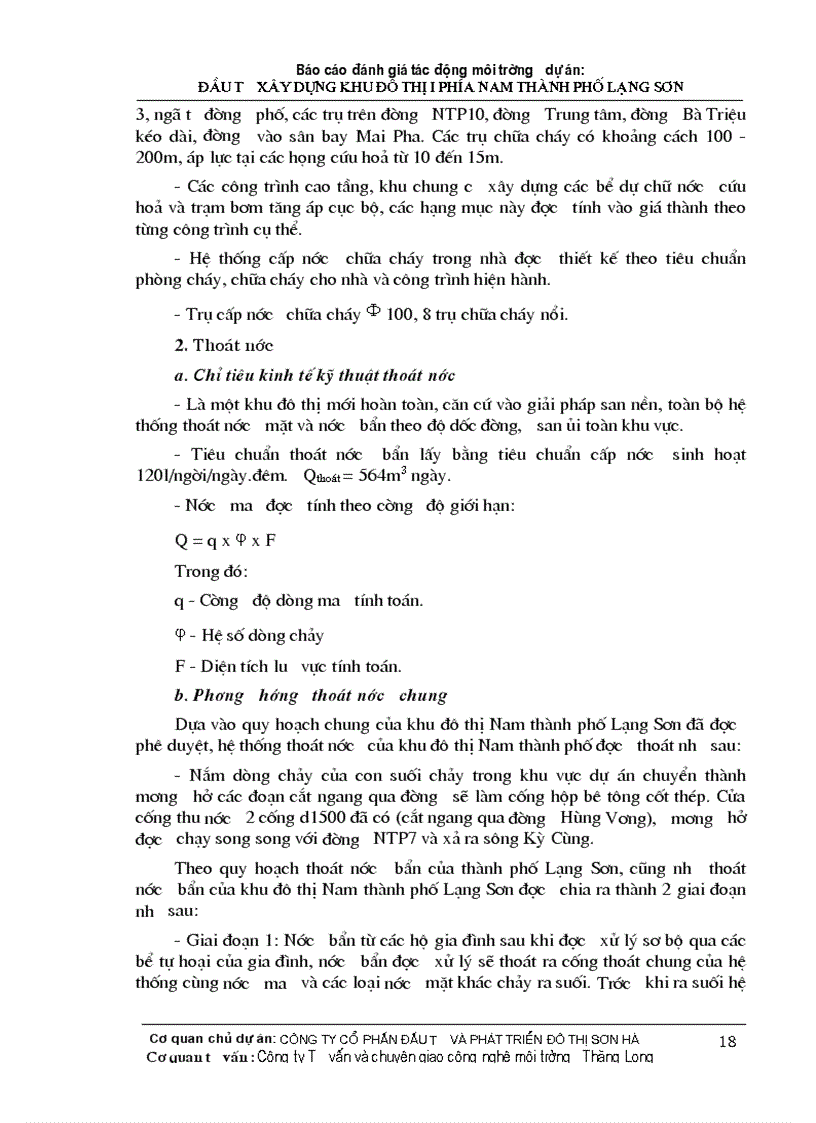image for page Đánh giá tác động môi trường dự án đầu tư xây dựng khu đô thị i phía nam thành phố lạng sơn