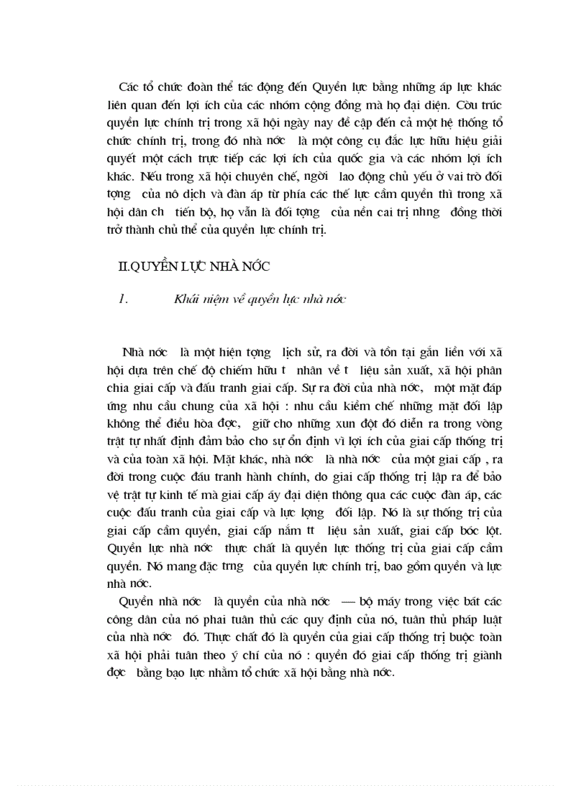image for page Bài KT Quyền lực chính trị là gì Trên các tư liệu thực tiễn chính trị hãy phân tích làm rõ sự khác nhau và mối quan hệ giữa quyền lực chính trị và quyền lực nhà nước