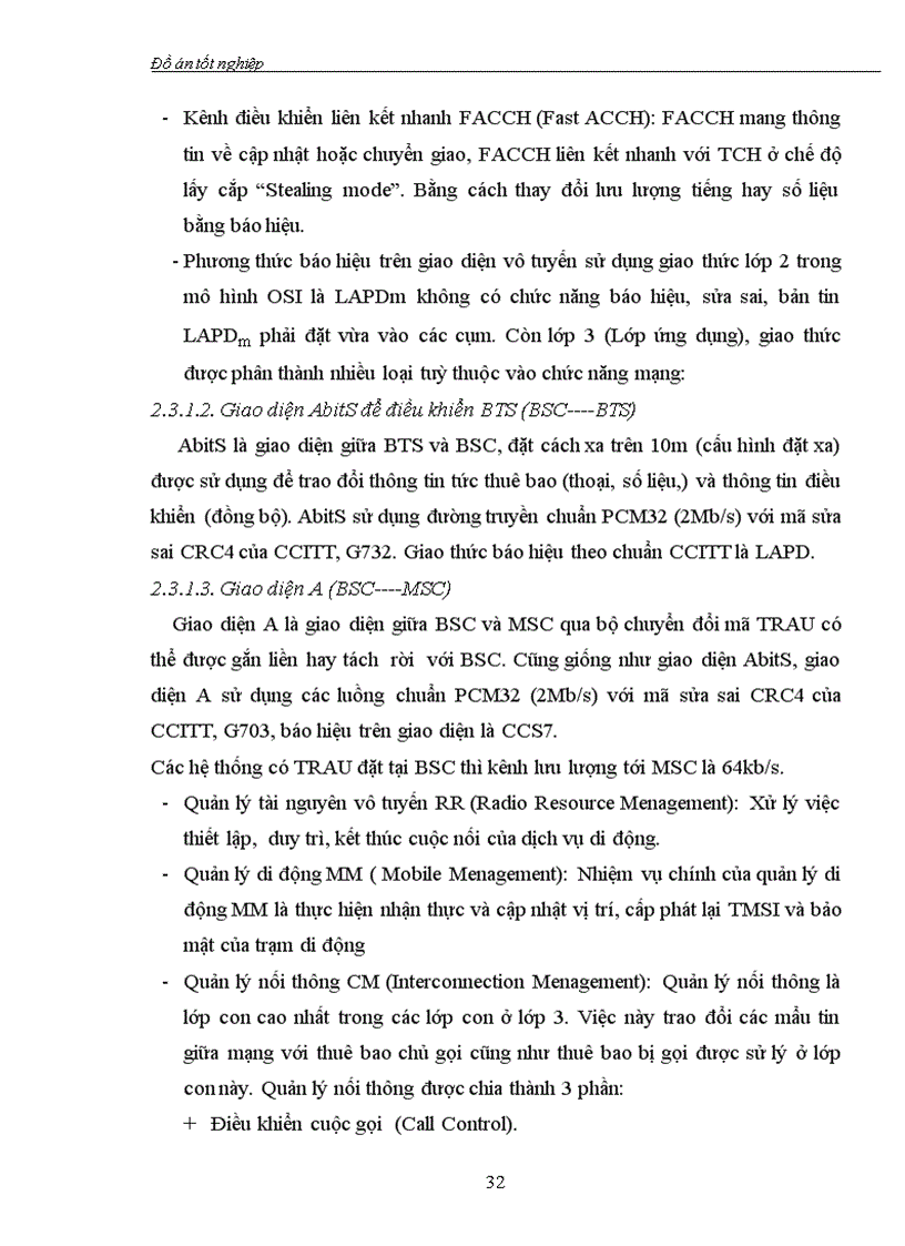 image for page Tổng quan về mạng thông tin di động GSM Và hệ thống báo hiệu số 7