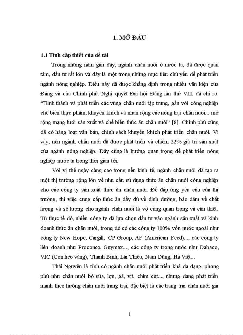 image for page Thực trạng và những giải pháp chủ yếu để phát triển thị trường thức ăn chăn nuôi của công ty cổ phần Nam Việt trên địa bàn tỉnh Thái nguyên