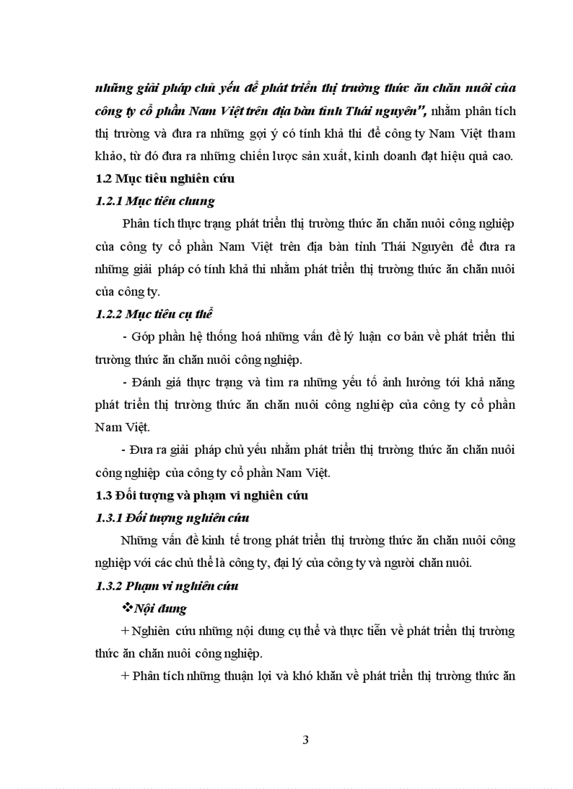 image for page Thực trạng và những giải pháp chủ yếu để phát triển thị trường thức ăn chăn nuôi của công ty cổ phần Nam Việt trên địa bàn tỉnh Thái nguyên