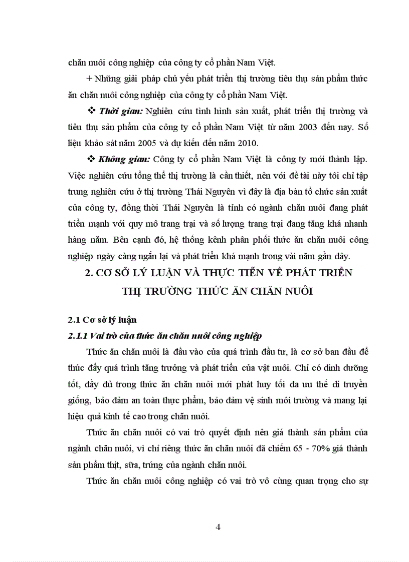 image for page Thực trạng và những giải pháp chủ yếu để phát triển thị trường thức ăn chăn nuôi của công ty cổ phần Nam Việt trên địa bàn tỉnh Thái nguyên