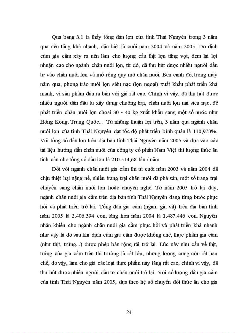 image for page Thực trạng và những giải pháp chủ yếu để phát triển thị trường thức ăn chăn nuôi của công ty cổ phần Nam Việt trên địa bàn tỉnh Thái nguyên