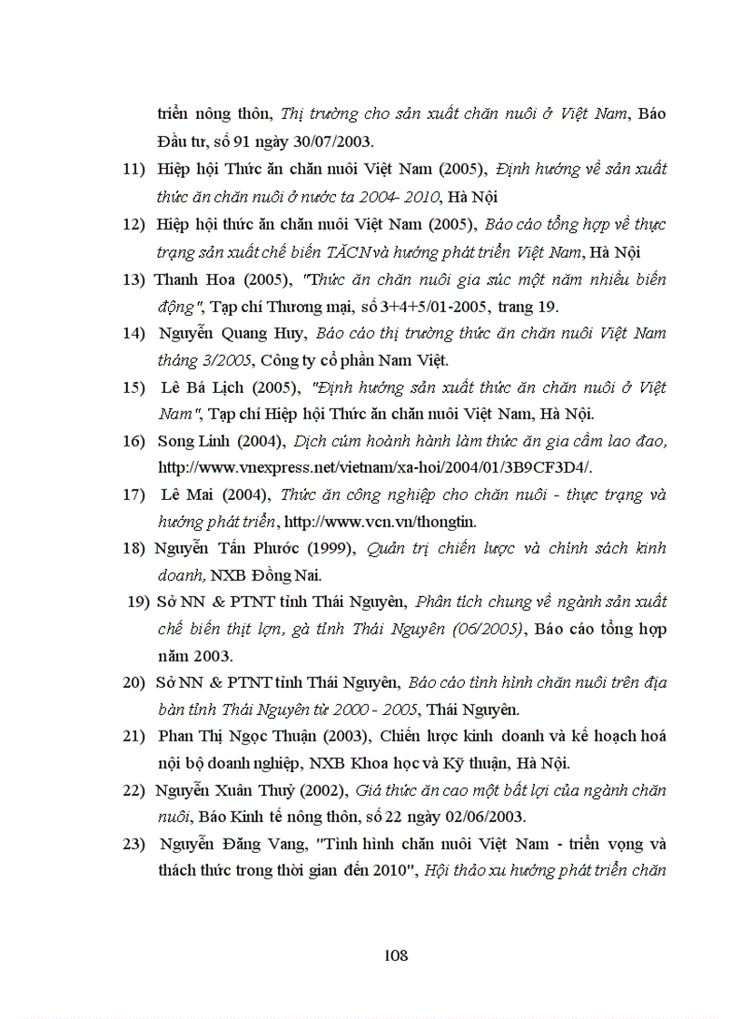 image for page Thực trạng và những giải pháp chủ yếu để phát triển thị trường thức ăn chăn nuôi của công ty cổ phần Nam Việt trên địa bàn tỉnh Thái nguyên