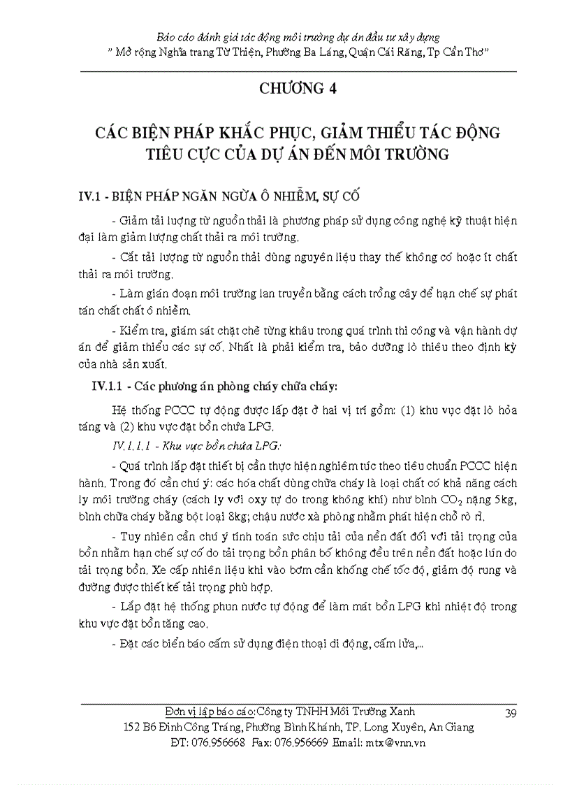 image for page Báo cáo đánh giá tác động môi trường dự án đầu tư xây dựng Mở rộng Nghĩa trang Từ Thiện Phường Ba Láng Quận Cái Răng Tp Cần Thơ