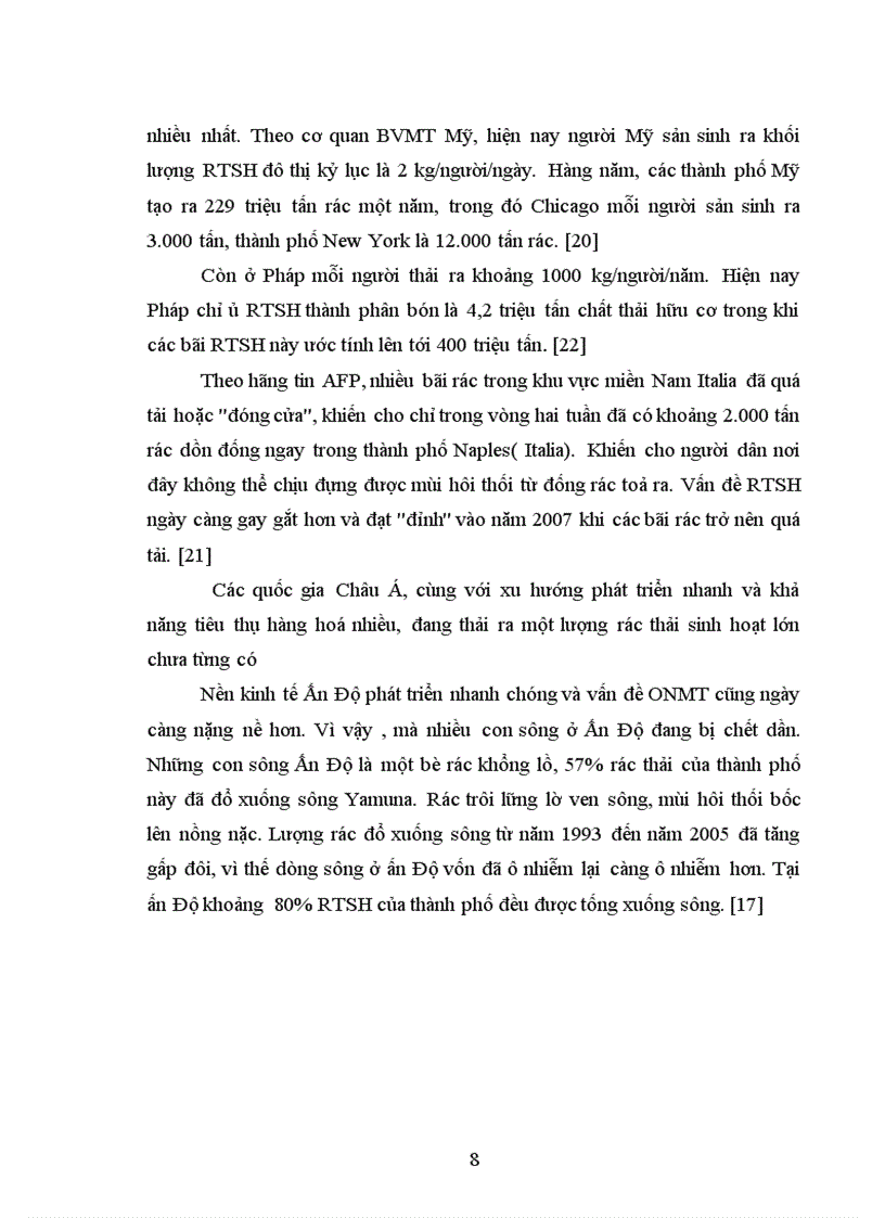 image for page Điều tra đánh giá và đề xuất một số giải pháp quản lý và xử lý rác thải sinh hoạt tại Thị xã Cửa Lò tỉnh Nghệ An