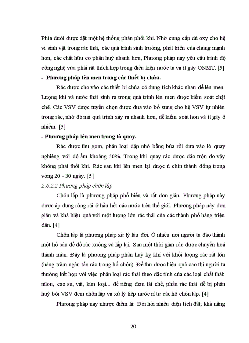 image for page Điều tra đánh giá và đề xuất một số giải pháp quản lý và xử lý rác thải sinh hoạt tại Thị xã Cửa Lò tỉnh Nghệ An