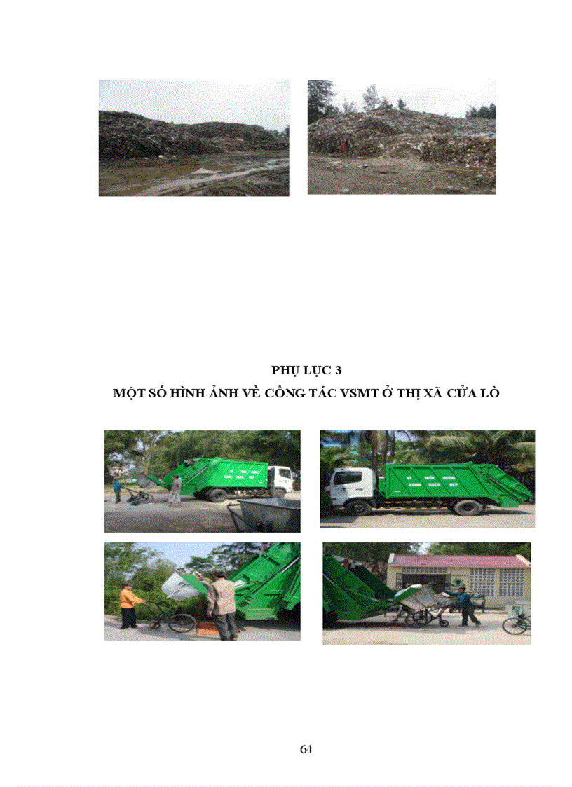 image for page Điều tra đánh giá và đề xuất một số giải pháp quản lý và xử lý rác thải sinh hoạt tại Thị xã Cửa Lò tỉnh Nghệ An